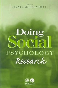portada Doing Social Psychology Research (en Inglés)