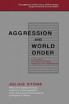 portada aggression and world order (en Inglés)