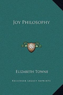 portada joy philosophy (en Inglés)