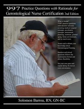 portada 997 Practice Questions with Rationale for Gerontological Nurse Certification: 2nd Edition (en Inglés)