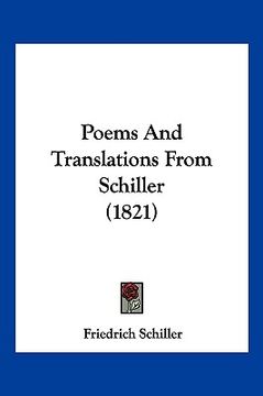 portada poems and translations from schiller (1821) (en Inglés)