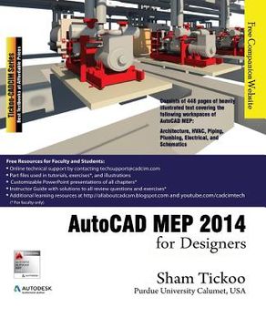 portada AutoCAD MEP 2014 for Designers (en Inglés)