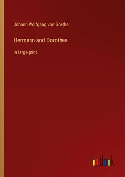 portada Hermann and Dorothea: in large print 