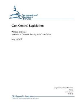 portada Gun Control Legislation (en Inglés)