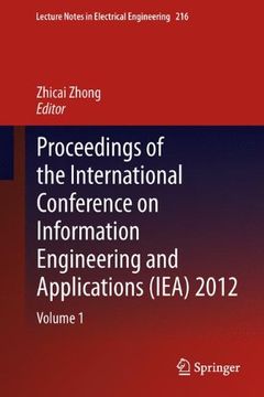 portada proceedings of the international conference on information engineering and applications (iea) 2012: volume 1 (en Inglés)