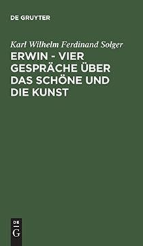 portada Erwin Vier Gesprache Uber das Schone und die Kunst (en Alemán)