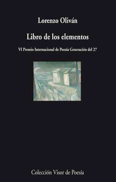 portada Libro de los Elementos (Visor de Poesía) (in Spanish)