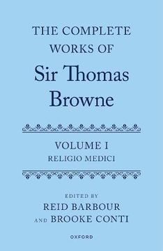 portada The Complete Works of sir Thomas Browne: Volume 1: Religio Medici 
