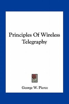 portada principles of wireless telegraphy (en Inglés)