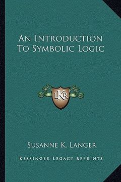 portada an introduction to symbolic logic (in English)