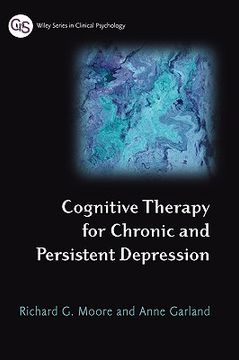 portada cognitive therapy for chronic and persistent depression (en Inglés)