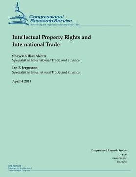portada Intellectual Property Rights and International Trade (en Inglés)