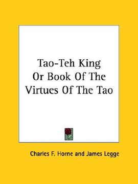 portada tao-teh king or book of the virtues of the tao (en Inglés)
