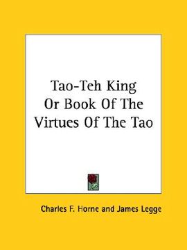 portada tao-teh king or book of the virtues of the tao