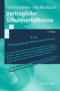 portada Vertragliche Schuldverhältnisse (in German)