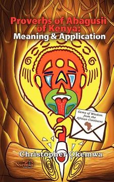portada proverbs of abagusii of kenya: application and meaning