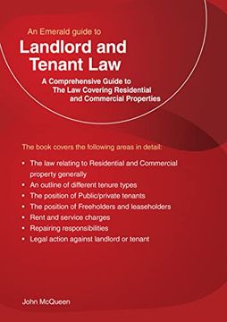 portada An Emerald Guide to Landlord and Tenant Law: The law Covering Residential and Commercial Property (en Inglés)