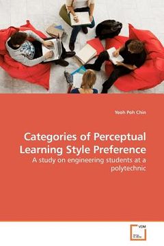 portada categories of perceptual learning style preference (en Inglés)