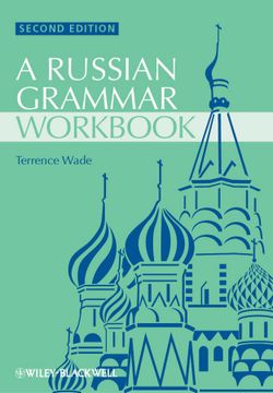 portada Russian Grammar Workbook (en Inglés)