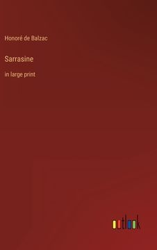 portada Sarrasine: in large print (en Inglés)