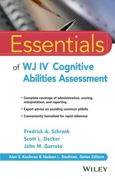 portada Essentials Of Wj Iv Cognitive Abilities Assessment (en Inglés)