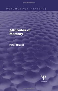 portada Attributes of Memory (Psychology Revivals) (in English)