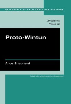 portada Proto-Wintun (en Inglés)