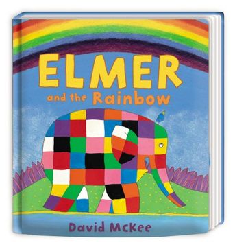 portada Elmer and the Rainbow (Elmer series) (en Inglés)