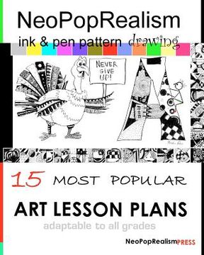 portada neopoprealism ink & pen pattern drawing (en Inglés)