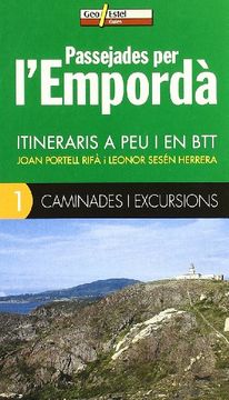 portada Passejades per l Emporda (Guia Caminades i Itineraris) (en Catalá)