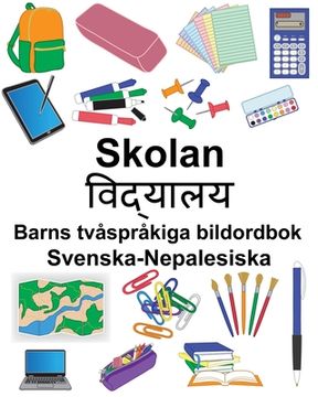 portada Svenska-Nepalesiska Skolan Barns tvåspråkiga bildordbok (en Sueco)
