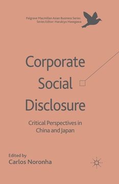 portada Corporate Social Disclosure: Critical Perspectives in China and Japan (en Inglés)