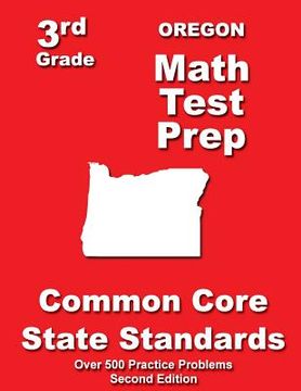 portada Oregon 3rd Grade Math Test Prep: Common Core State Standards (en Inglés)