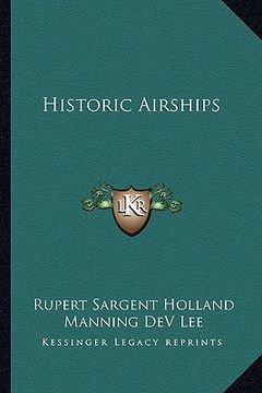 portada historic airships (en Inglés)