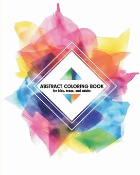 portada Abstract coloring book: Relaxing and simple designs, calmness book for kids, teens and adults