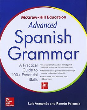 portada McGraw-Hill Education Advanced Spanish Grammar (in English)