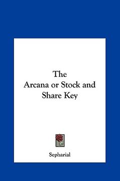 portada the arcana or stock and share key (en Inglés)