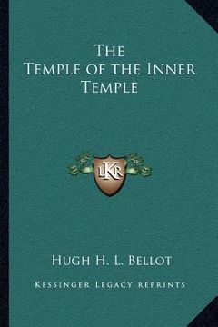 portada the temple of the inner temple (en Inglés)