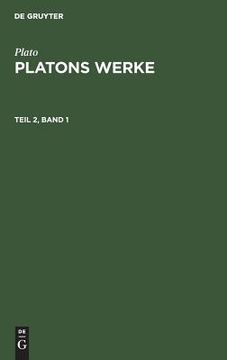 portada Platons Werke (en Alemán)