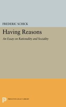 portada Having Reasons: An Essay on Rationality and Sociality (Princeton Legacy Library) (en Inglés)