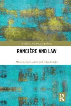 portada Ranciere and Law (Nomikoi Critical Legal Thinkers)