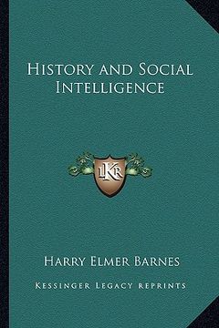 portada history and social intelligence (in English)