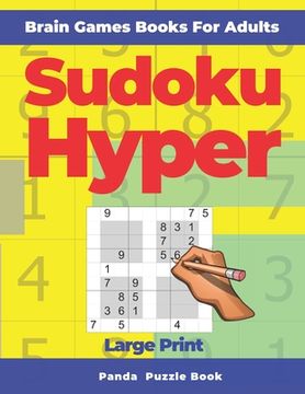 portada Brain Games Book For Adults - Sudoku Hyper Large Print: 200 Mind Teaser Puzzles