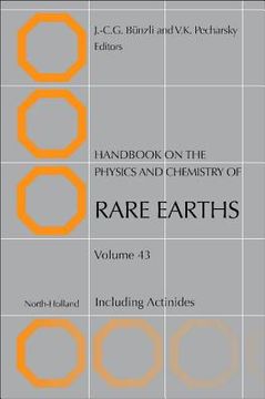 portada handbook on the physics and chemistry of rare earths: including actinides (in English)