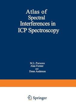 portada Atlas of Spectral Interferences in Icp Spectroscopy (in English)