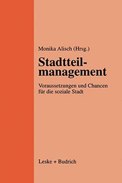 portada Stadtteilmanagement: Voraussetzungen Und Chancen Für Die Soziale Stadt (en Alemán)