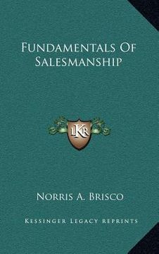 portada fundamentals of salesmanship