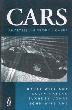 portada Cars: Analysis, History, Cases (in English)