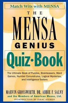 portada the mensa genius quiz book (en Inglés)
