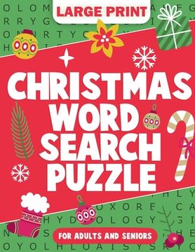 portada Christmas Facts Word Search Puzzle For Seniors: Stocking Stuffers: Christmas Gifts for Adults: 2000 Words, 4 Levels: Word Search Puzzle Book for Adult (en Inglés)
